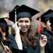 A UM graduate flips a tassle to the other side of her cap during the Michigan Spring Commencement on Saturday, May 4. Daniel Brenner I AnnArbor.com